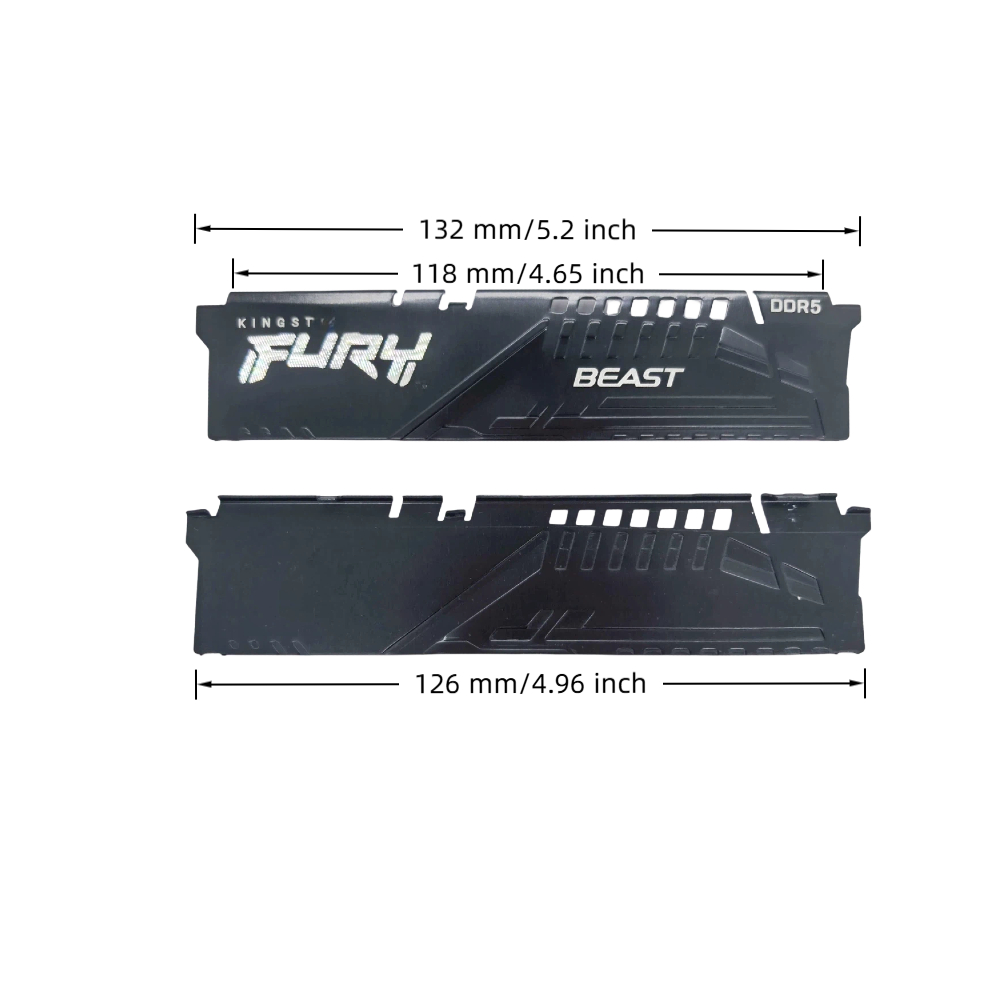 Ddr2 Ram - TISHRIC 10 個デスクトップメモリ冷却ラジエーターアルミ合金放熱ベストサーマルパッド DDR5 DDR4 DDR3