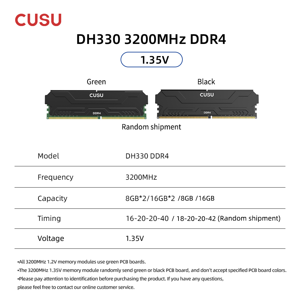 CUSU DDR4 3200MHz 3600MHz RAMメ - Ddr4 3200Mhz のレビューと価格