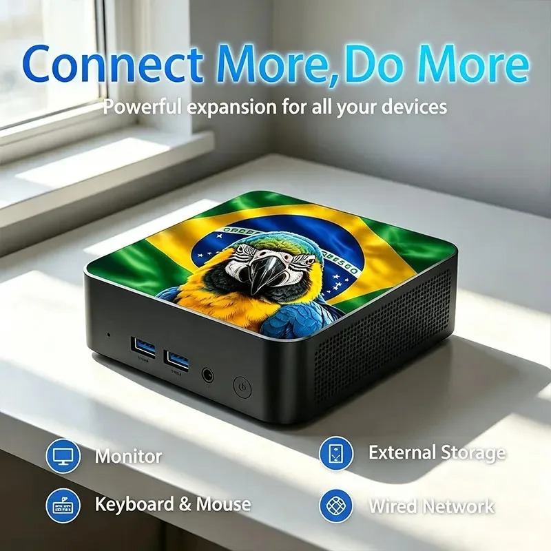 メキシコ ブラジル フラッグ ミニPC インテル N95 2 - Ddr3 Ram のレビューと価格
