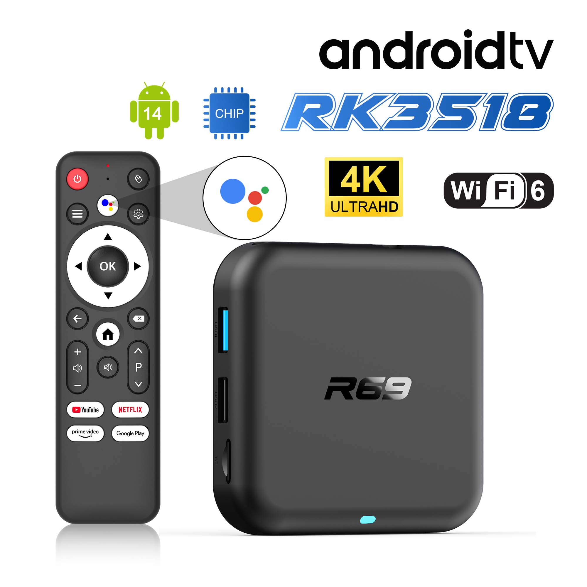 2025 スマートTVボックス R69-1 Rockchip - Ddr3 8Gb のレビューと価格