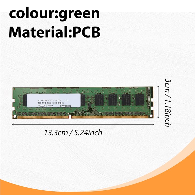 強く推奨される4GB 2RX8 PC3-10600E 1.5 - Ecc Ram Server のレビューと価格