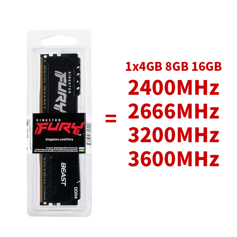 キングストン BEAST RAM DDR4 3200MHz  - Ddr4 3200Mhz のレビューと価格