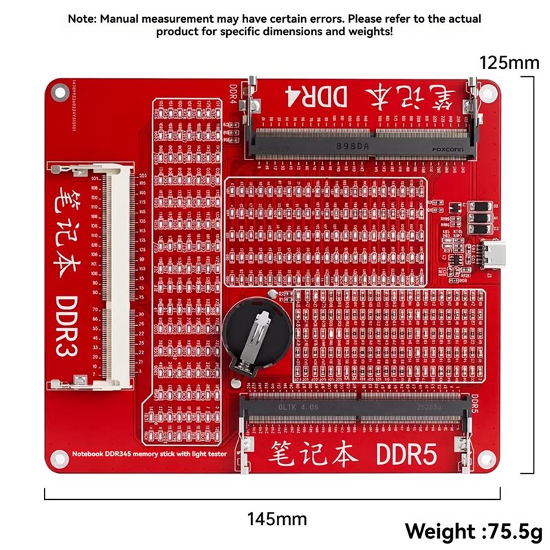 SCLS DDR3/4/5 メモリテスター ユニバーサル R - Ram Memory Module のレビューと価格
